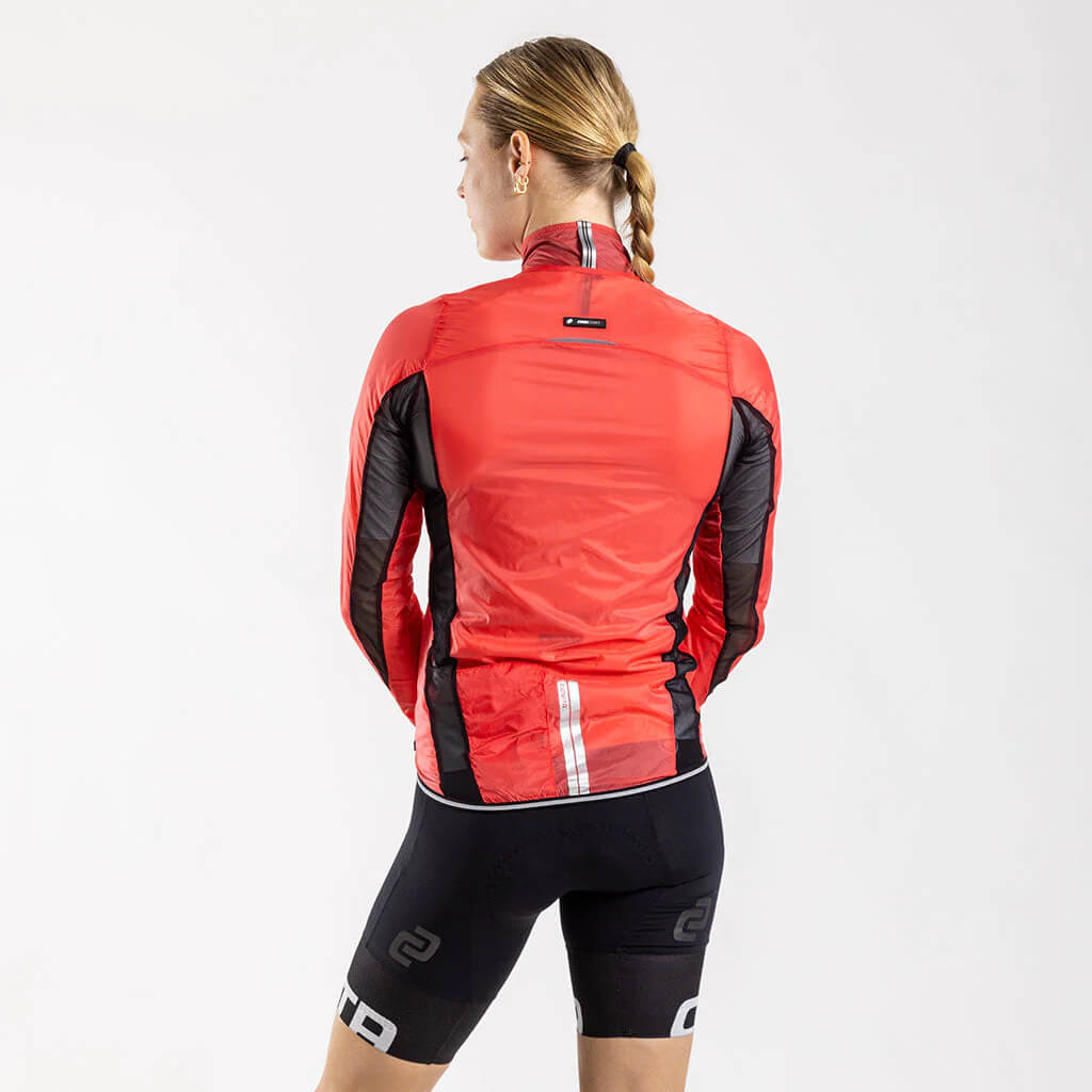 Damen Cirro Windproof Jacket - Coral