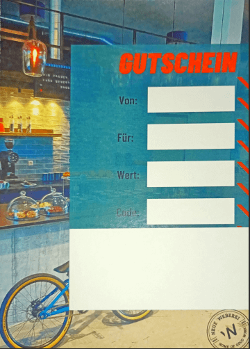 Wert Gutschein Verkauf