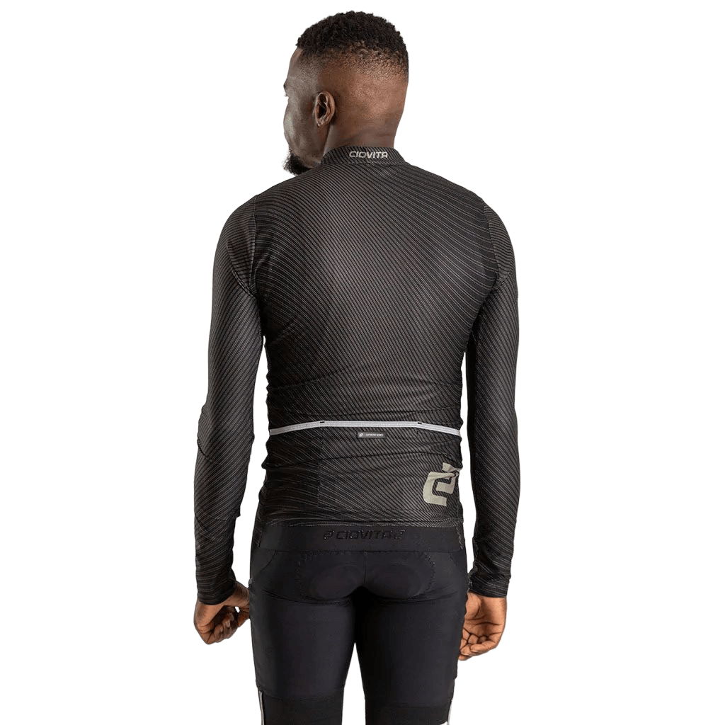Herren Black Motion Long Sleeve Flyweight