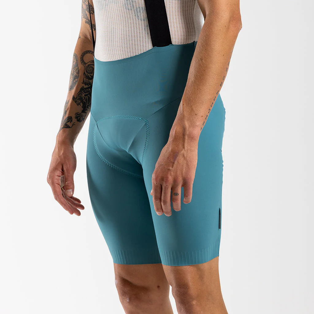 Herren Supremo Velocé Bib Shorts - Dark Teal