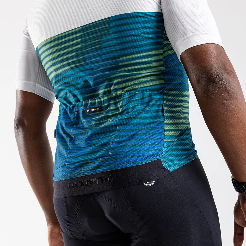 Herren Passo Corsa Classic Fit Jersey - Teal