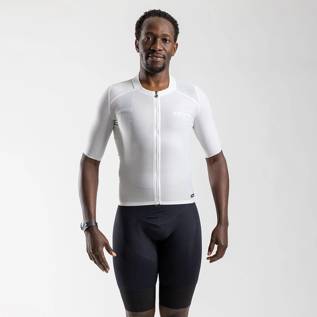 Herren Apex H1 Pro Fit Jersey - White
