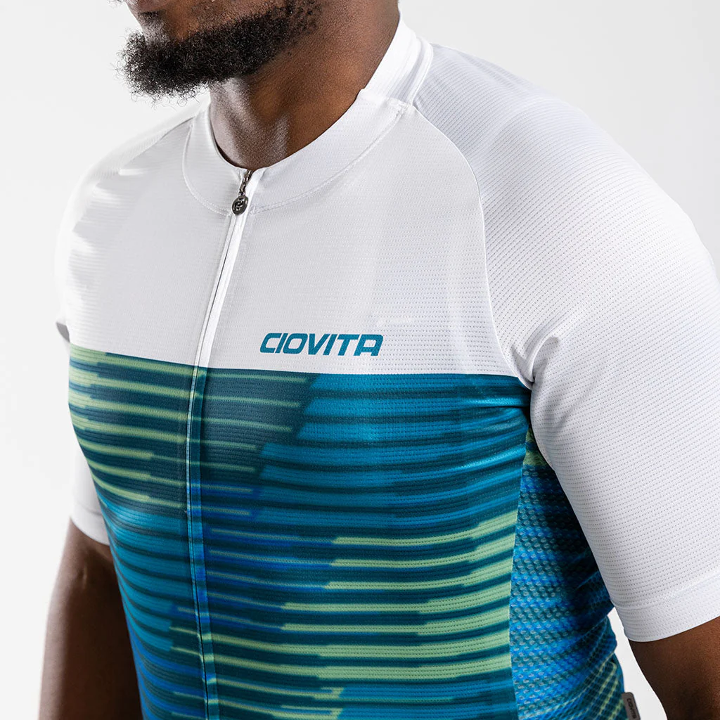 Herren Passo Corsa Classic Fit Jersey - Teal