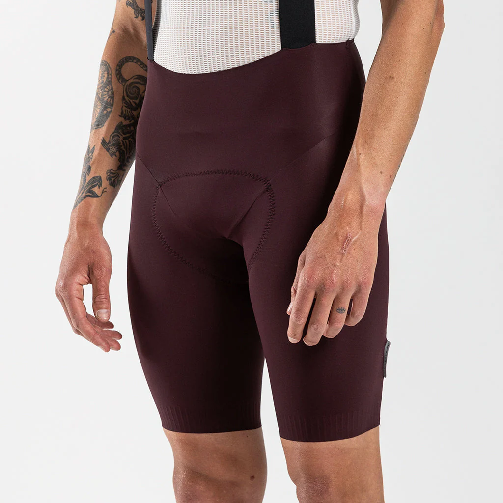 Herren Supremo Velocé Bib Shorts - Coffee