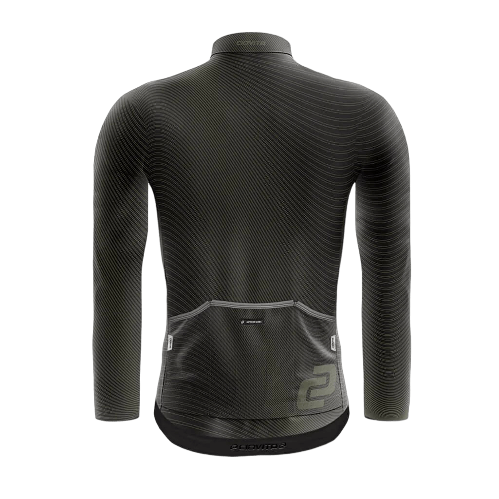 Herren Black Motion Long Sleeve Flyweight