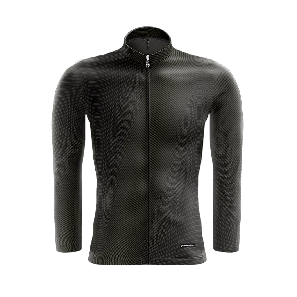 Herren Black Motion Long Sleeve Flyweight